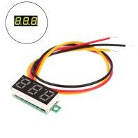 ราคา เครื่องวัดแรงดันไฟฟ้าแบบดิจิตอล LED ปรับได้ DC 0 100V มิเตอร์วัดกระแสไฟ1ชิ้น (19650795556)