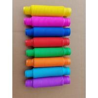 ราคา ของเล่นเสริมพัฒนาการ Pop Tube ท่อยืดหด คลายเครียด fidget pop it ท่อ (18879957246)
