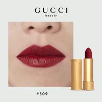 ราคา Lipsticks Gucci Rouge A Levres Mat Lip Color Gucci Matte Lipstick ลิปสติกเนื้อแมทกันน้ำ 25 503 502 210 208 505 (21932249320)