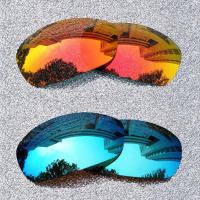 ราคา เลนส์โพลาไรซ์2คู่สำหรับกรอบแว่นกันแดด Oakley Juliet ติดตั้งได้ง่าย ใส่ได้พอดี ป้องกันรังสียูวี100 ดำ เงิน (20343434599)