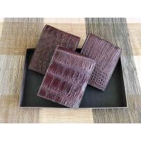 ราคา กระเป๋าสตางค์ชายหนังท้องจระเข้แท้ ไซส์s (420632453)