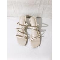 ราคา LALUV the Darrell รองเท้าส้นสูง 2 นิ้ว คาด 4 เส้น (1291780357)