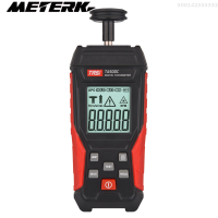 ราคา Meterk เครื่องวัดความเร็วรอบแบบสัมผัสและไม่สัมผัสเครื่องวัดความเร็วแบบดิจิตอลเลเซอร์เครื่องทาโชมิเตอร์3 100000รอบต่อนาทีความแม่นยำสูงหน้าจอแบล็คไลท์เครื่องวัดรอบต่อนาทีที่ทดสอบไฮโกรมิเตอร์ปิดเครื่องอั