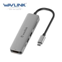 ราคา Wavlink อะลูมิเนียม USB C ฮับอะแดปเตอร์ PD 7 In 1 USB C พร้อมการจัดส่งพลังงาน87W พอร์ต HDMI 4K 30Hz2 USB พอร์ตไมโคร SD และการ์ดรีดเดอร์ SDตัวแสดงการชาร์จไฟสำหรับ Windows Mac และอีกมากมาย (20605328098)