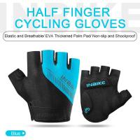 ราคา INBIKE Half Finger ขี่จักรยานถุงมือ Breathable เบาะรองนั่งสบายฤดูร้อนถุงมือจักรยาน Anti Slip Gel Pad จักรยานเสือหมอบถุงมือฟิตเนส BH008 (9643730005)