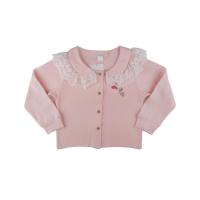 ราคา Chelsee เสื้อคาร์ดิแกน แขนยาว เด็กผู้หญิง รุ่น 238010 ปักลายดอกไม้ ติดกระดุม ผ้า Cotton 100 อายุ 2 10 ปี เสื้อผ้าเด็กโต (22043021589)