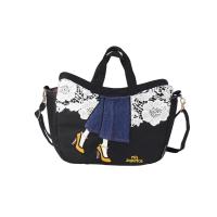 ราคา Mis Zapatos Denim pants with lace shoulder (21974085822)