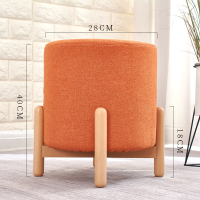 ราคา สตูลโซฟาผ้า สตูลกลม ห้องนั่งเล่น โต๊ะกาแฟ ม้านั่งไม้ สตูลเตี้ย สตูลทดสอบรองเท้าchair เบาะวางเท้า สตูลวางเท้า (19774185945)