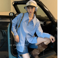 ราคา เสื้อเชิ้ต lll Freesize lll Z033 คอปก แขนยาว กระเป๋าหน้า ซิปหน้า เนื้อผ้าซาร่า ผ้าดี ใส่สบาย (22078284582)