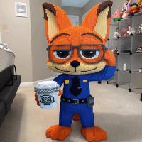 ราคา 2024 ของเล่นประกอบใหม่เข้ากันได้กับเลโก้เกิร์ลซีรีส์ตำรวจสุนัขจิ้งจอกกระต่าย Nick Judy Building Blocks (21657838408)