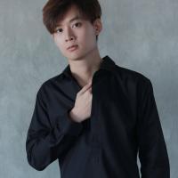 ราคา Purinmens รีดง่าย ใส่สบายมาก เสื้อเชิ้ตสไตล์เกาหลี ผ้าคอตตอนผสมลินิน แขนยาว ดีไซน์คอปก กระดุมครึ่งตัว สีกรม สีขาว สีดำ สีเทา รุ่น W Half (16181567781)