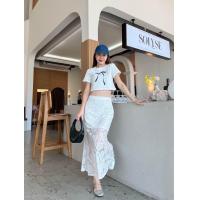 ราคา ? ? ? ? ? ? กระโปรงยาวผ้าลูกไม้ซีทรู (21980511553)