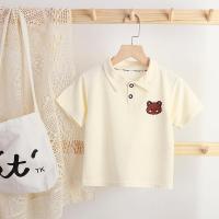 ราคา TONALเสื้อผ้าเด็กผู้ชาย เด็กแขนสั้นเสื้อยืดคอปกด้านนอกสวมเสื้อโปโลหล่อเสื้อโปโลหลวมคอตุ๊กตาคอวิทยาลัยลมสีแดง (21435972589)