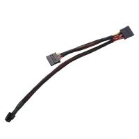 ราคา Mini 6Pin to 15Pin X2 SATA Power Cable Cord for DELL Vostro 3650 3653 3655 Desktop Computer HDD SSD Expansion Cable (20087074963)