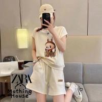 ราคา พร้อมส่ง ชุดเซท ผ้าคอตตอน เสื้อ กางเกง ผ้าดี ผ้ายืด (21947750005)
