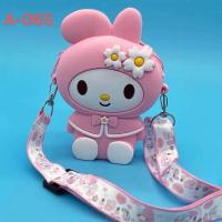 ราคา Sanrio กระเป๋าสะพายไหล่ ซิลิโคน ลาย Hello Kitty Kuromi My Melody ใส่เหรียญได้ ของเล่นสําหรับเด็ก ของขวัญวันเกิด คุณภาพ100 จัดส่งจากกรุงเทพ (22074862886)
