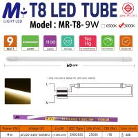 ราคา หลอดไฟนีออน มี มอก หลอดไฟ T8 หลอดฟลูออเรสเซนท์ กำลังไฟ 40W 9W 18W ทนทานใช้งานได้นาน เเสงขาว เเสงวอม (22092311596)