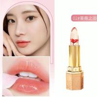 ราคา ลิปสติกเปลี่ยนสีคริสตัลดอกไม้สดลิปสติกให้ความชุ่มชื้นไม่ติดแก้วสีไม่ตกของแท้ติดทนนานเรือธงเปลี่ยนอุณหภูมิ (21575565735)