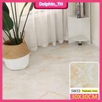 ราคา โค้ดส่วนลด กระเบื้องปูพื้น กระเบื้อง กระเบื้องยางลายหินอ่อน กระเบื้องกาว PVC กันน้ำ กันไฟ Floor sticker กระเบื้อง 30x30 cm (21281063668)