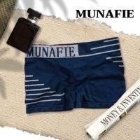 ราคา MUNAFIE กางเกงในผู้ชาย Boxer กางเกงในชายบ็อกเซอร์ สวมใส่สบาย มีถุงซิป (15940326127)