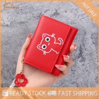 ราคา MIH COD กระเป๋าสตางค์ผู้หญิงกระเป๋าสตางค์ใบสั้นลายแมวน่ารักกระเป๋าหนังกระเป๋าใส่เงินสำหรับเด็กผู้หญิงกระเป๋าใส่บัตร (20947150257)