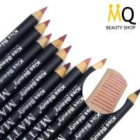 ราคา ฟรี1แท่ง Kiss Beauty Colors Lip Liner Pencil ดินสอเขียนขอบปาก เฉพาะสินค้าที่ร่วมรายการ (21920430841)