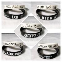 ราคา ริสแบนด์ KPOP พร้อมลายเซ็น LALISA GOT7 BTS EXO Blackpink Wanna one (3144496125)