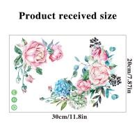 ราคา Dragonpad ภาพวาดวอลเปเปอร์ตกแต่งผนังพีวีซีสติ๊กเกอร์ห้องน้ำดอกไม้น้ำหนักเบากันน้ำมีกาวในตัวสำหรับตกแต่งห้องน้ำ (19643215411)