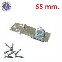 ราคา ตราระฆัง สายยูเหล็กชุบขาวสองตอน พร้อมสกรู มีให้เลือก 4 ขนาด 55 75 95 และ 115 มิล สายยูคล้องกุญแจ สายยู (19522439728)