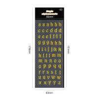 ราคา สติกเกอร์ ตัวอักษร ภาษาอังกฤษ PVC สติกเกอร์ตกแต่ง DIY ST002 (21887506973)