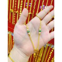 ราคา สร้อยคอ 2 สลึง ลงยา ทองแท้ 96 5 พร้อมใบรับประกันสินค้า (21757486257)