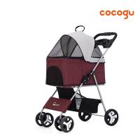 ราคา เหลือเพียง 1196 COCOGU Pet Trolley Premium รถเข็นสัตว์เลี้ยง รับน้ำหนักได้สูงสุด 30KG รุ่น DTC 804F (21733672168)