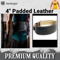 ราคา Harbinger 4 Padded Leather เข็มขัดออกกำลังกาย หนังแท้ ของแท้100 มีหน้าร้าน (1860214614)