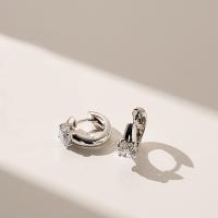 ราคา Glintz Astrid ต่างหูห่วง เงินแท้ ฝังเพชร cubic zirconia ทรงกลม ขนาดห่วง1cm (20680933455)