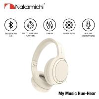 ราคา Nakamichi หูฟังครอบหูไร้สาย รุ่น My Music Hue Hear รองรับ Bluetooth 5 3 รองรับวิทยุ FM สเตอริโอ เบสคมชัด (22093114501)