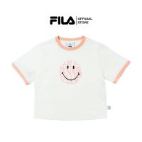 ราคา FILA เสื้อครอปผู้หญิง FILA X SMILEY รุ่น FW2RSF4S03F WHITE (21397724338)