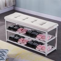 ราคา ชั้นวางรองเท้า ชั้นวางอเนกประสงค์ 2 ชั้น รับน้ำหนักได้ 150 KG พร้อมที่นั่ง ที่วางรองเท้า ชั้นวางรองเท้าแบบมีเบาะ พร้อมเบาะนุ่มนั่งสบาย (8928693450)