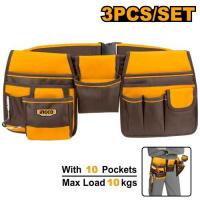 ราคา INGCO กระเป๋าเครื่่องมือ แบบคาดเอว รุ่น HTBP020328 Tools Pouch with Belt กระเป๋าเครื่องมือช่าง คาดเอว พร้อมเข็มขัด (22038353900)