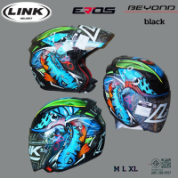 ราคา หมวกกันน็อคเปิดหน้าLINK รุ่น EROS นวมถอดซักได้มชิลด์ปรอท พร้อมสปลอยเลอร์ ควรสั่ง 1ไซร์ (19431472712)