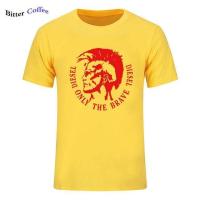 ราคา NEW Diesel only the brave Diesel print men tshirt funny fashion T shirts cool shirt for men men casual top Harajuku T shirt เสื้อเชิ้ตแขนสั้น (1090630377)