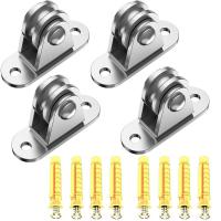 ราคา 304 Stainless Steel Pulley Block Small Pulley Block Silent Pulley Material Handling and DIY Set Kit Moving 6PCS (20140108292)