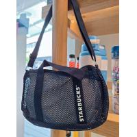ราคา Starbucks Mesh Crossbody Bag สตาร์บัคส์ กระเป๋าผ้าตาข่าย สะพายไหล่ ของแท้ (22119788890)