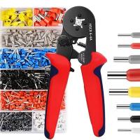 ราคา New จัดส่งตลอด 24 ชั่วโมง คีมย้ำหางปลา HSC8 6 4A คีมย้ําหางปลาไฟฟ้า ชุดคีมย้ำหางปลากลม คีมย้ำหางปลา เทอร์มินัลหุ้มฉนวน (21889950904)