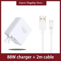 ราคา ชุดชาร์จ หัวเหว่ย 88W 100W หัวชาร์จ USB Type C Huawei 6A สายชาร์จเร็ว USB to type c fast Charge ของแท้รองรับ Pura 70 Mate9 Mate9pro P10 P10plus P20 P20Pro P30 P30Pro Mate20 Mate 20Pro (22007039633)