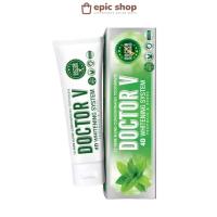 ราคา EPICSHOPZ แท้ ส่งไว ยาสีฟันสมุนไพร ดูแลช่องปาก เสียวฟัน Doctor V 4D WHITENING SYSTEM (21080387553)