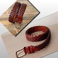 ราคา เข็มขัดหนังถัก เข็มขัดสาน หนังแท้ เข็มขัดหนัง เข็มขัดหนังแท้ เข็มขัด (21572769249)