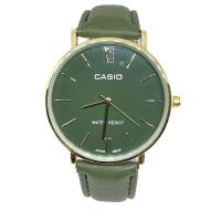 ราคา พร้อมกล่อง CASIO กันน้ำ นาฬิกาข้อมือผู้ชาย สายหนัง ขอบทอง นาฬิกาข้อมือCASIO นาฬิกาแฟชั่นชายและหญิง ควอตซ์ชายหญิง RC624 (7097998732)