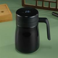 ราคา แก้วเก็บความร้อนสแตนเลส มีหูจับ เหยือกกาแฟ หม้อฉนวนกันความร้อนอย่างดี เหยือกน้ำร้อนในครัวเรือน 500ML สแตนเลส304 ฝาแก้วมีตัวเลข LED บอกอุณหภูมิ B0127 (22037843600)