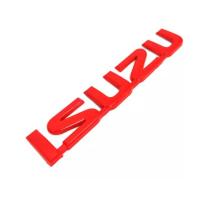 ราคา มีกาวในตัว พร้อมติดตั้ง โลโก้ตัวอักษร อีซูซุ ติดด้านหลัง 2002 2008 Isuzu D MAX letter logo old model tri color (11657864000)