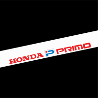 ราคา สติ๊กเกอร์คาดกระจกบังแดดกระจกหน้ารถยนต์ สำหรับ Honda ทุกรุ่น HONDA PRIMO l Honda Primo Sticker l All Honda (21409613653)